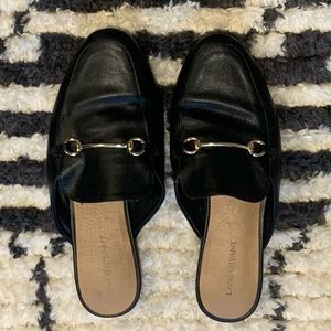 Horsebit Loafer Mule Slip Ons - 9 Wide